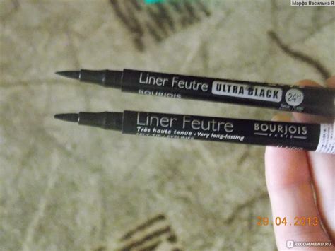Подводка для глаз Bourjois Liner Feutre Ultra Black - «Разочаровала ...