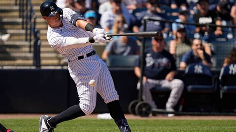 Yankees Aaron Judge Cherishes Cheers In Spring Training Debut Abc7 New York