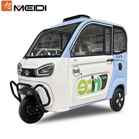 Meidi Closed Cabin Long Range 2 Doors 3 Seats Electric Passenger