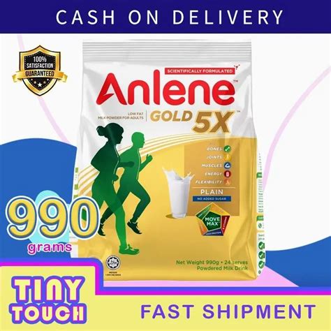 Anlene Gold X Movemax Plain Adult Powdered Milk G G Shopee