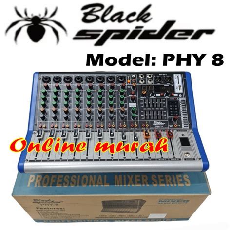 Jual Power Mixer Black Spider Phy Phy Watt X Channel