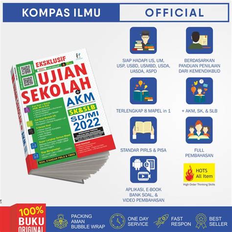 Jual Buku Eksklusif Ujian Sekolah Akm Sd Mi Terbaru Edu Penguin