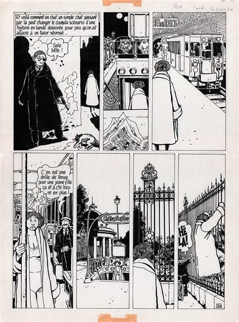 Jacques Tardi Ad Le Blanc Sec Momies En Folie Planche Originale