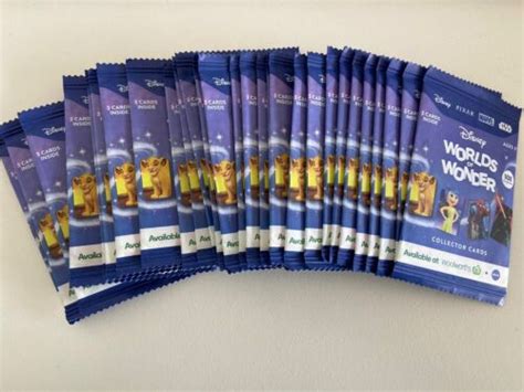 Woolworths Disney Worlds Of Wonders Collector Cards X Packs