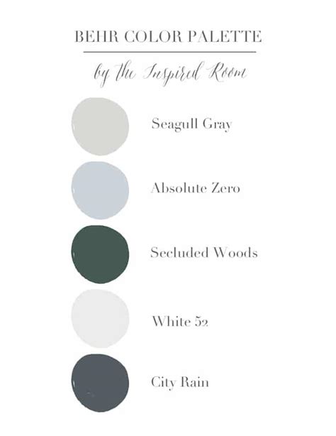 New Bedroom Paint Color! Seagull Gray by Behr - The Inspired Room