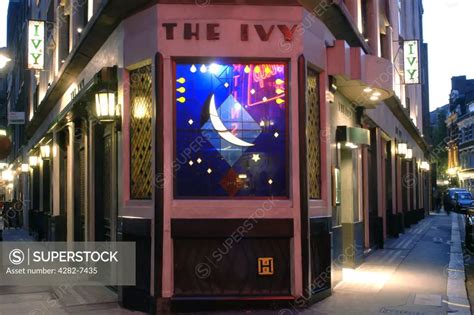 England, London, London. Exterior of the Ivy restaurant in Covent ...