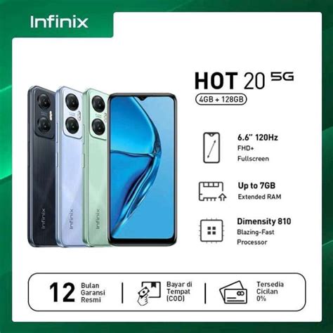 Jual Infinix Hot G Ram Gb Gb Rom Gb Dimensity Garansi Resmi Di Seller Poly