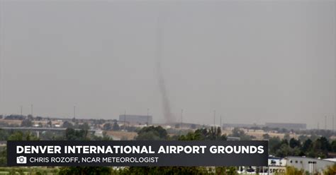 Colorado Weather Landspout Tornado Touches Down At DIA CBS Colorado