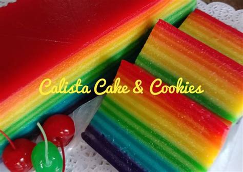 Resep Lapis PEPE Rainbow Oleh Bunda Calista Nathania Cookpad