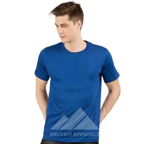 Round Unisex Plain T Shirt Half Sleeves At Rs 140 In Coimbatore Id 2850782085712