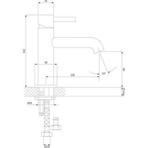 OMNIRES Bateria umywalkowa stojąca Y 16 cm chrom Y1210NCR OUTLET NEXTERIO