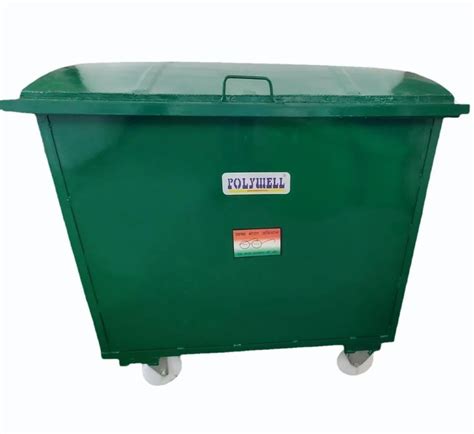 Rectangular 120 Liter Polywell PVC Wheel Dustbin At Rs 4800 In Kanpur