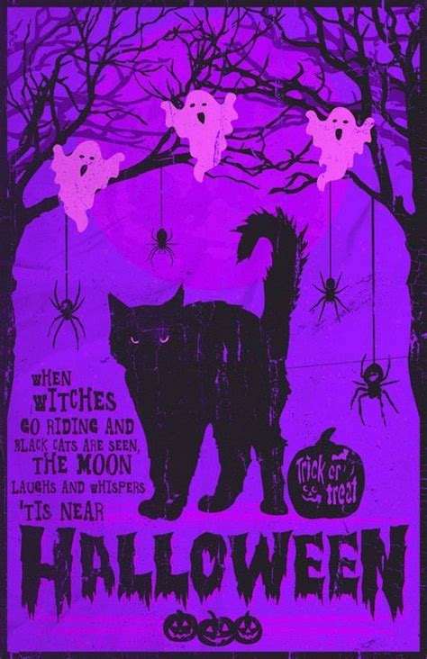 Pin op Кошки и котята Halloween feest Poster Schetsboek