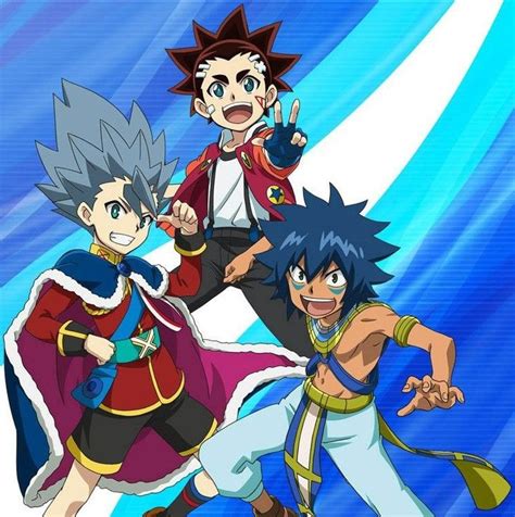 Aiga Xhan And Laban Beyblade Burst Anime Beyblade Characters