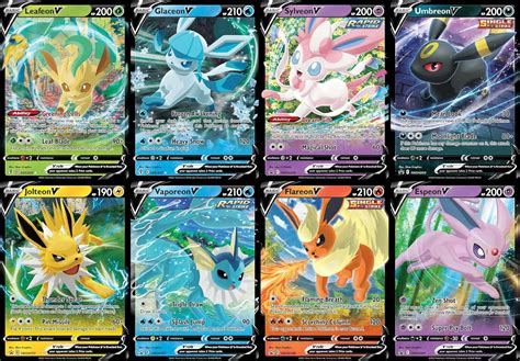 Umbreon Pokemon V Ultra Rare 8 Card Lot Jolteon Flareon