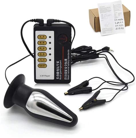 E Stim Plug Analplug Anal dildo Estim Klammern Groß Butt Plug und