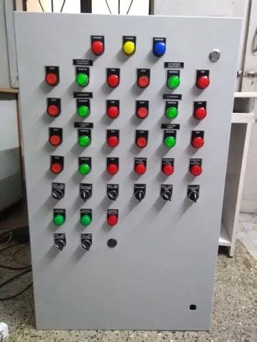 Grey Single Phase Electric Pvc Stp Control Panel For Industrial