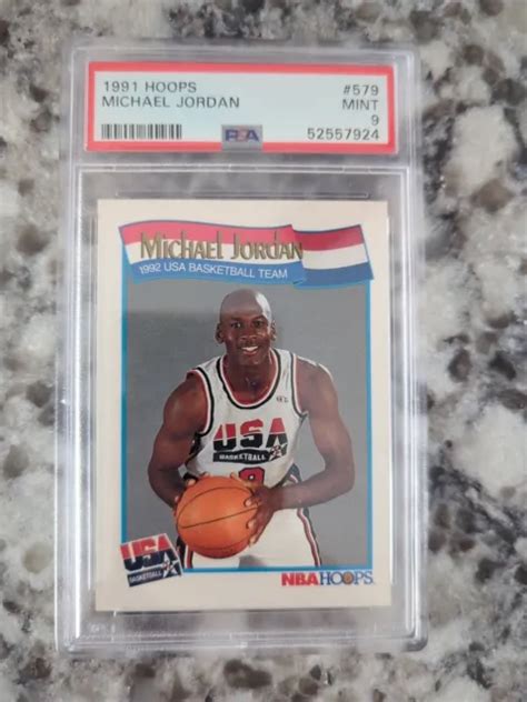 Hoops Michael Jordan Usa Olympics Psa Comme Neuf