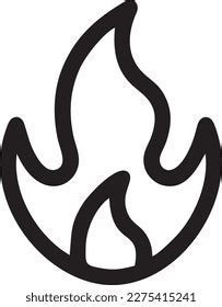 Fire Hot Icon Symbol Image Vector Stock Vector Royalty Free 2275415173 Shutterstock
