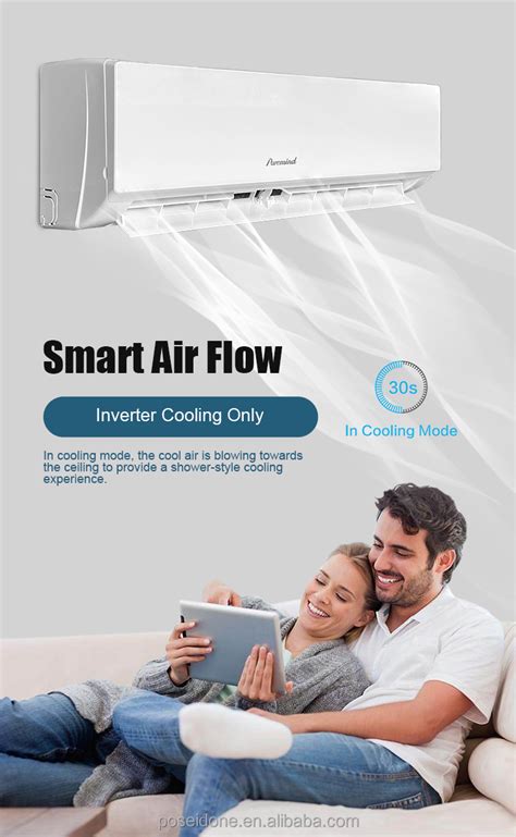 Gree Inverter Wall Mounted Air Conditioner Manufacturer 18000 Btu Light