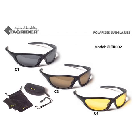 Очки поляризационные Tagrider в чехле GLTR 002 C1 GR – купить по низкой ...