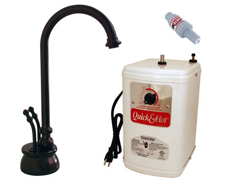 Westbrass D HFP Docalorah Handle Hot And Cold Water Dispenser Faucet With Instant Hot