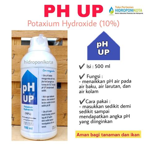 Jual Ph Up Ph Down Ml Ph Up Ph Down Cairan Penurun Ph