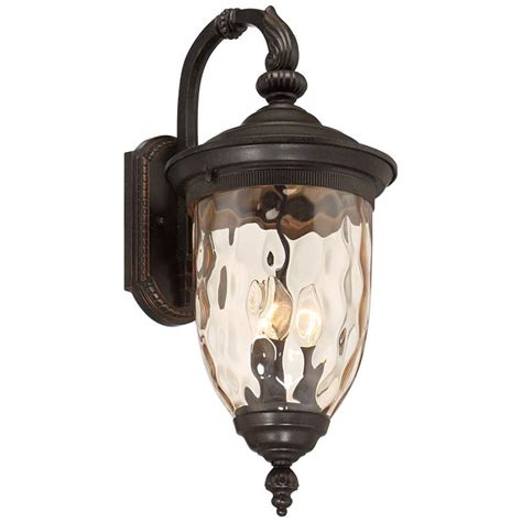 Bellagio 22 1 4 High Bronze Scroll Arm Outdoor Wall Light 190w4 Lamps Plus