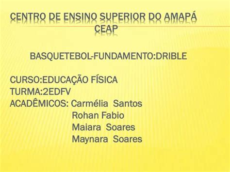 Ppt Centro De Ensino Superior Do Amap Ceap Powerpoint Presentation