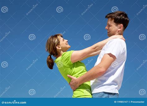 Expression of love stock image. Image of blue, female - 19985147