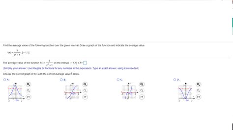 Solved Find The Average Value Of The Following Function Over Chegg