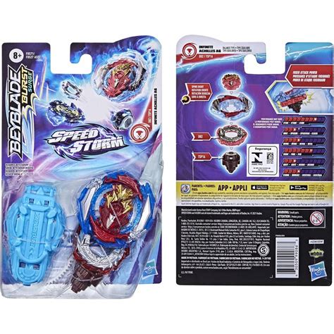 Trottola Beyblade Infinite Achilles A6 Burst Surge Speedstorm