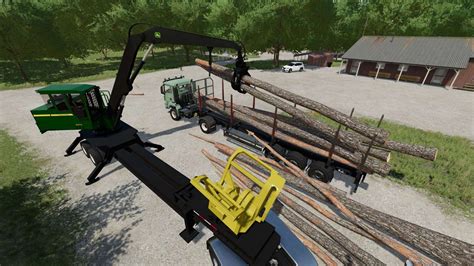 John Deere 437D Delimber V1 0 0 0 Farming Simulator 22 Mod FS22 Mod