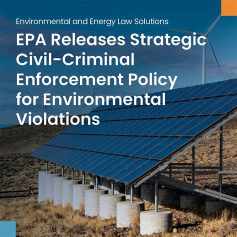 Epa Releases Strategic Civil Criminal Enforcement Policy For Environmental Violations Spencer Fane