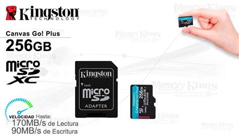 Memoria Micro Sd Gb Kingston Canvas Go Plus Memory Kings Lo