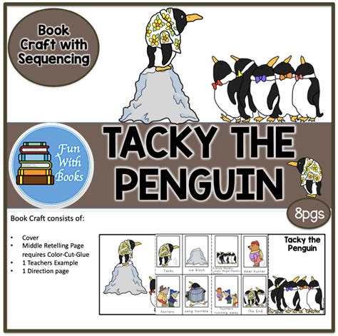 Tacky The Penguin Book Craft With Sequencing Book Units By Lynn