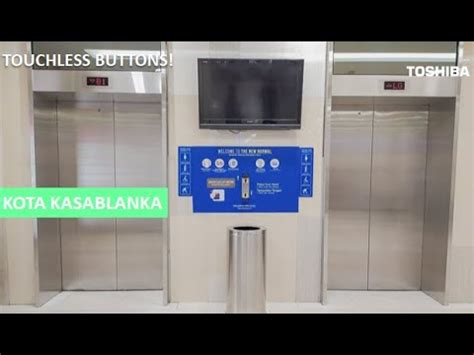 Mashiba Traction Elevators With Touchless Buttons At Kota Kasablanka