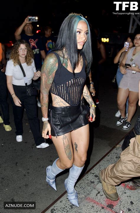 Kehlani Sexy Showing Off Her Tits In Nyc Club Marquee Aznude