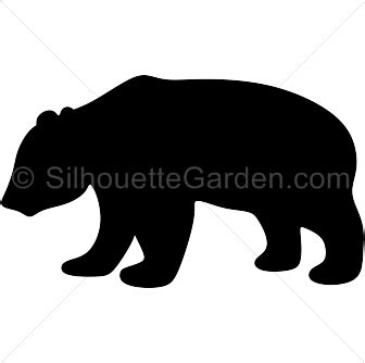 Panda Bear Silhouette