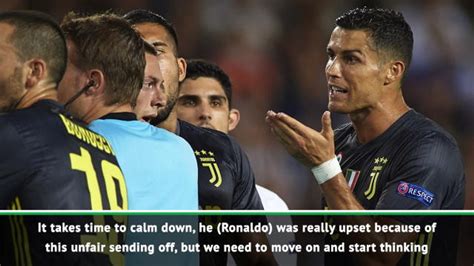 Ronaldo Red Card Unfair Allegri Video Dailymotion