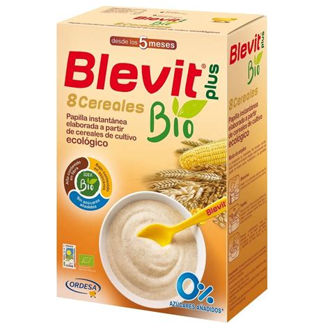 Blevit Plus 8 Cereales Bio 250gr【ingredientes 100 EcolÓgicos】