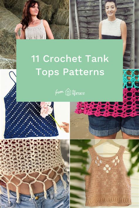 11 Crochet Tank Tops Patterns | Crochet tank tops, Crochet tank, Tank ...