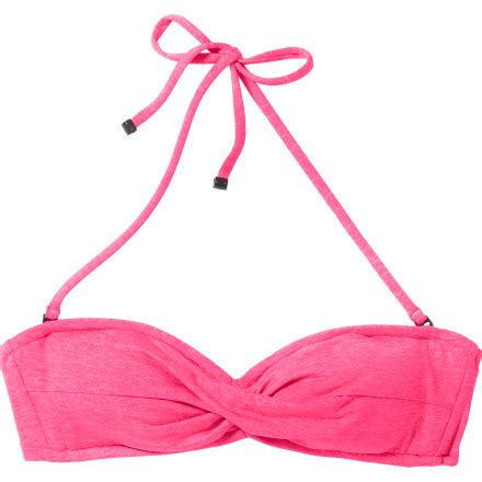 Oakley Tow In Twisted Bandeau Bikini Top Women S Clothing