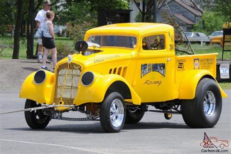 3336 Willys Agas Supercharged Pickup Gasser Blown And Injected 392 Hemi