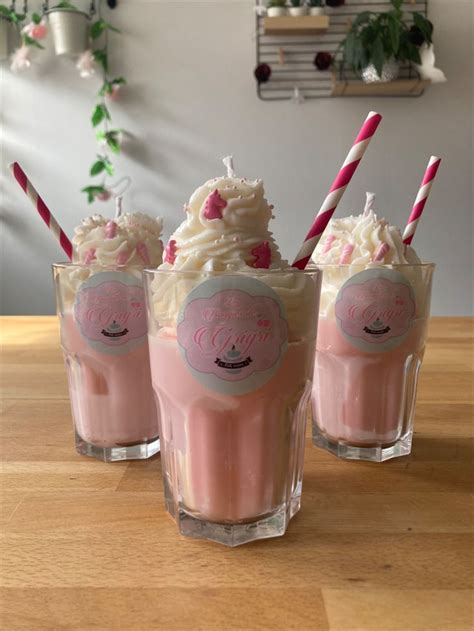 Bougies Artisanales Milkshake Creation Bougie Bougies Faire Soi