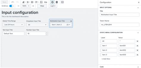 Use Inputs And Tokens To Make Dashboards Dynamic Splunk Documentation