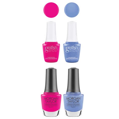 Gelish Mini And Morgan Taylor Feel The Vibes Gel Polish And Lacquer Set 4 Pack 1 Piece Ralphs