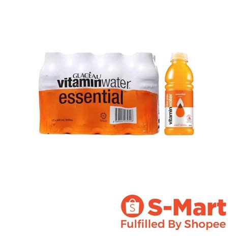 Glaceau Essential Orange Vitamin Water 12 X 500ml Case Shopee