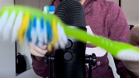 ASMR Super Tingly Mic Brushing No Talking YouTube