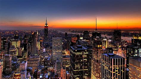 3840x2160px Free Download Hd Wallpaper New York Skyline Areal